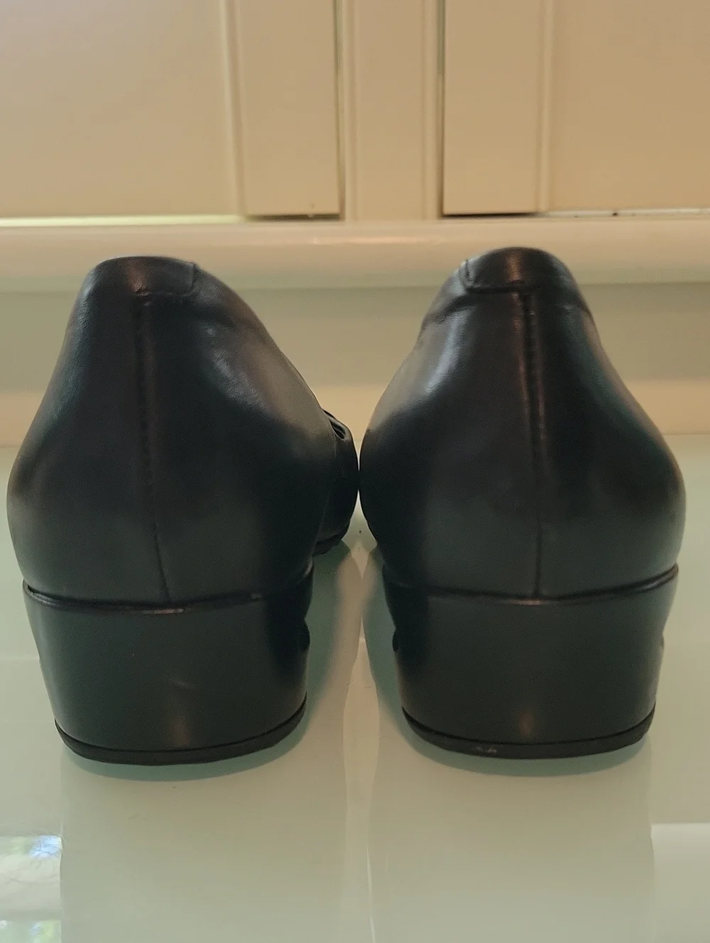 Cole Haan Black Leather Nike air heels